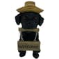 Resin Black Lab with Straw Hat & Welcome Sign - image 1