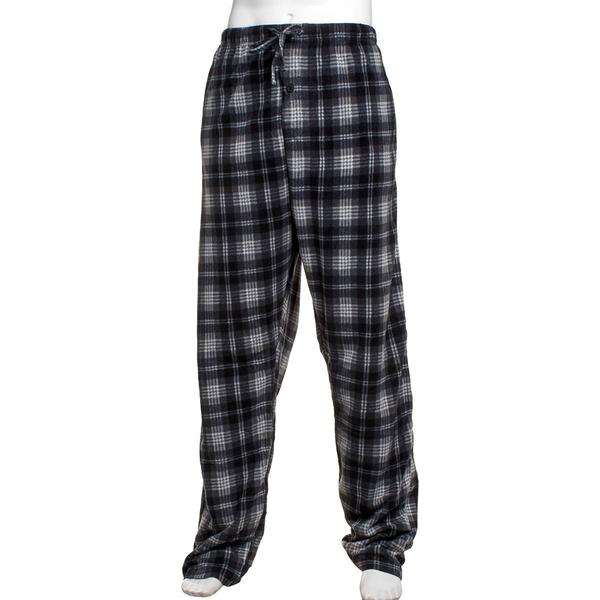 Mens Big & Tall Architect(R) Rolled Pajama Pants - Black/White - image 