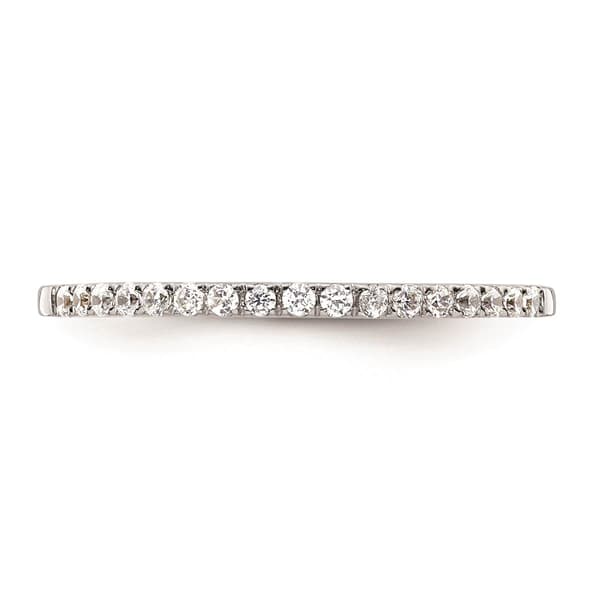 Pure Fire 14kt. White Gold Lab Grown Diamond Wedding Band