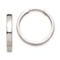 Gold Classics(tm) 14kt. White Gold Hinged Hoop Earrings - image 1