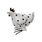 Santa's Workshop 6in. Spotted Shabby Chic Chicken - image 1