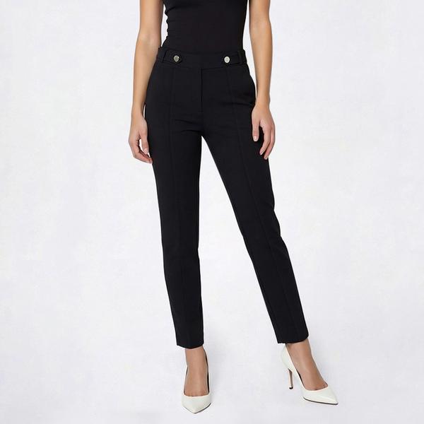 Womens Zac & Rachel Pull On Millennium Slim Ankle Pants - image 