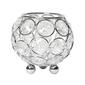 Elegant Designs&#40;tm&#41; Elipse Crystal 3in. Circular Decorative Vase - image 1