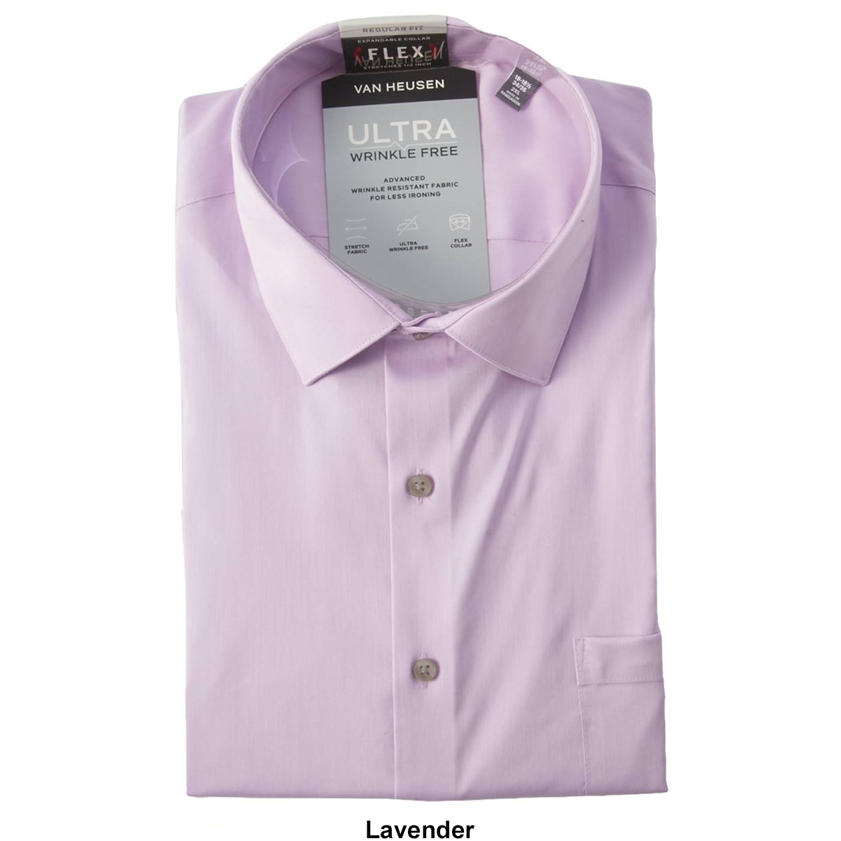 Mens Van Heusen® Regular Fit Stretch Dress Shirt - Boscov's