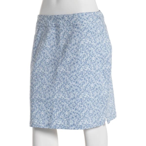 Womens  Napa Valley Floral Super Stretch Split Hem Skort - image 