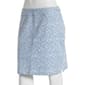Plus Size Napa Valley Floral Super Stretch Split Hem Skort - image 1