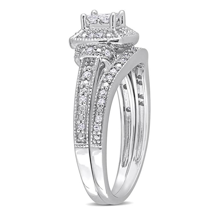 Diamond Classics™ 1/3ctw. Princess Diamond Bridal Ring Set