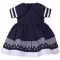 Girls &#40;4-6x&#41; Bonnie Jean Sleeveless Dot Stripe Nautical Dress - image 4