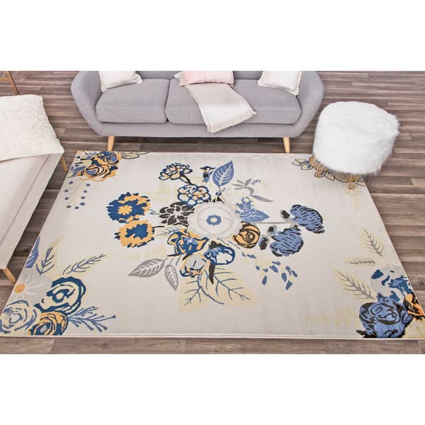 Rugs America&#8482; Valentina Rose Garden Transitional Area Rug