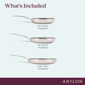 Anolon® EverLast Ceramic Nonstick 3pc. Frying Pan Set - image 8