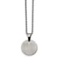 Mens Gentlemen&#39;s Classics™ 2.0mm Thick Round Dog Tag Necklace - image 2