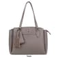Julia Buxton Pebble Vegan Leather Triple Compartment Satchel - image 7