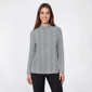 Womens Hasting & Smith Long Sleeve Mock Neck Floral Tee - image 1