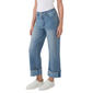 Womens Seven7 Baggy Cuffed Wide Leg Jeans - image 4