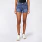 Juniors No Comment Mid Rise Shorts w/ Back Pocket Embroidery - image 1