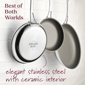Anolon® EverLast Ceramic Nonstick 3pc. Frying Pan Set - image 3