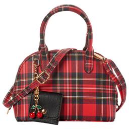 DS Fashion Plaid Small Dome Crossbody