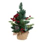 Kurt Adler 18in. Berries &amp; Pinecone Ribbon Tree - image 3