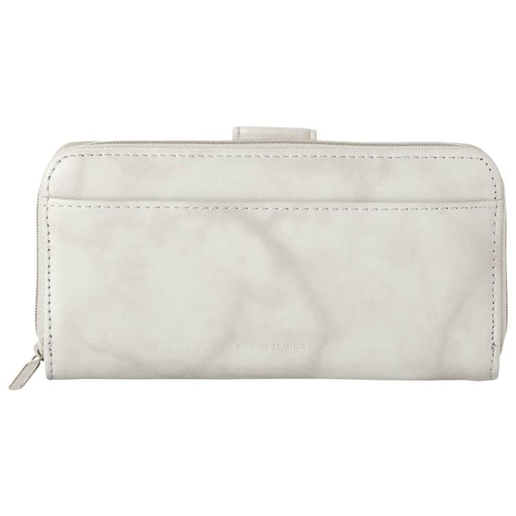 Womens Buxton Checkbook Wallet - Grey