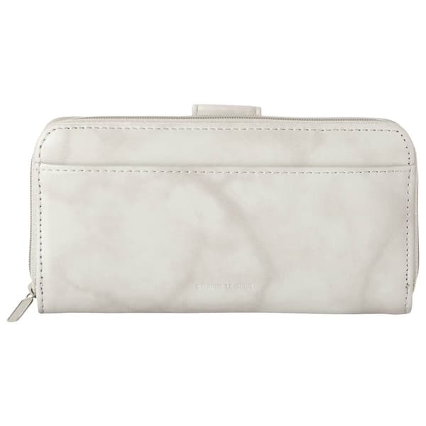 Womens Buxton Checkbook Wallet - Grey