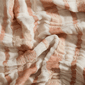 Palm Aire Amagansett Terracotta Stripe Cotton Throw Blanket - image 5