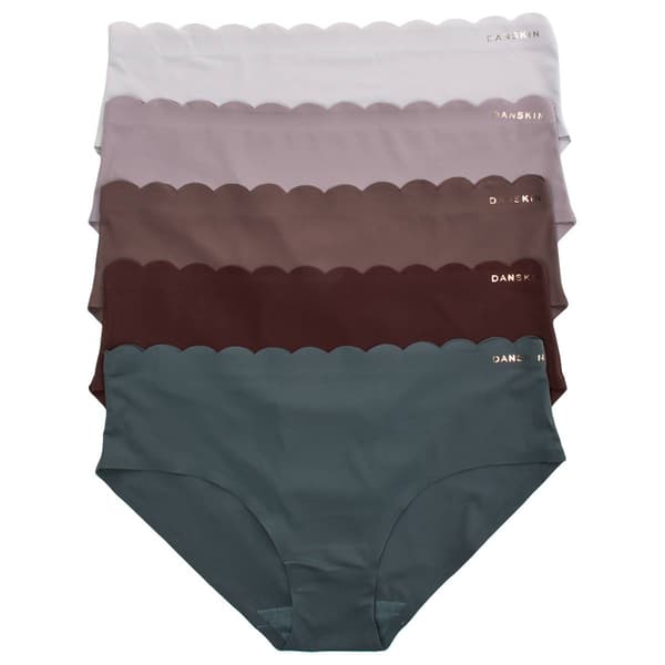Womens Danskin 5pk. Microfiber Hipster Panties - DS7254-5PKBM