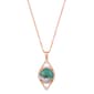 Le Vian(R) Peacock Aquaprase(tm) &  Vanilla Diamond Topaz(tm) Pendant - image 1