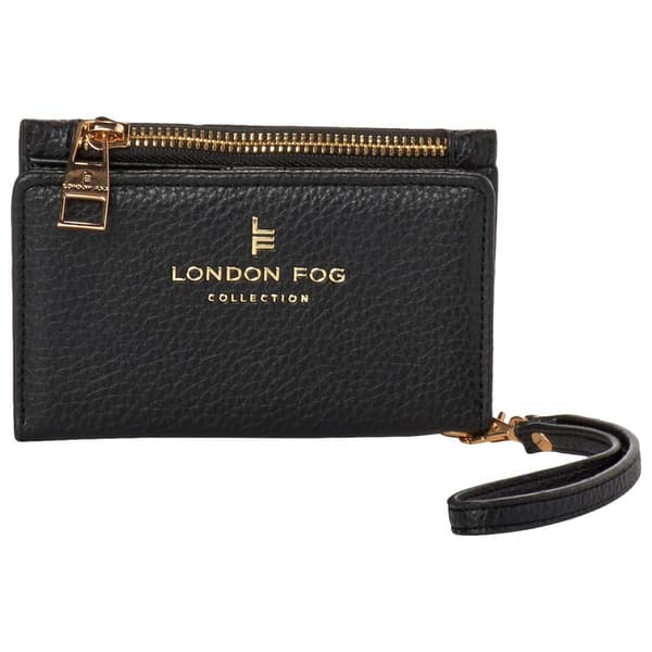 Womens London Fog Pebble Bi-Fold Wristlet - image 