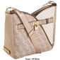 Adrienne Vittadini Serafina Signature Lock Crossbody - image 2