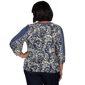 Plus Size Ruby Rd. English Countryside 3/4 Sleeve Foliage Blouse - image 2