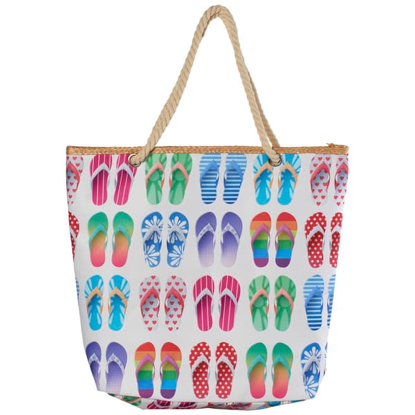 Renshun Flip Flop Beach Tote