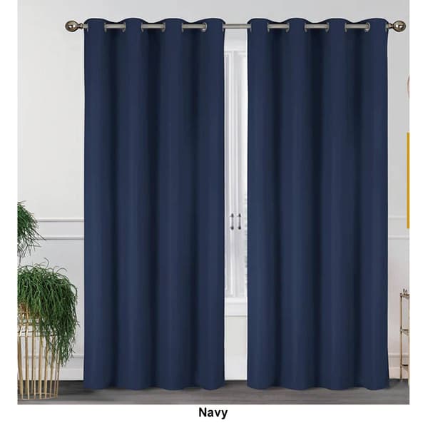 J&V Textiles Lillian Room Darkening Grommet Curtain Panels