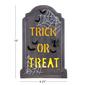 Mr. Halloween Ceramic LED Tombstone - Trick or Treat - image 4