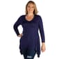 Plus Size 24/7 Comfort Apparel Split Hemline Tunic - image 6