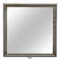 Passion Furniture Classic Square Wood Dresser Mirror - 38x38 - image 12