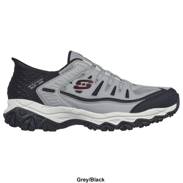 Mens Skechers After Burn Memory Fit Slip On Athletic Sneakers