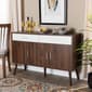 Baxton Studio Leena Two-Tone 2-Drawer Sideboard Buffet - image 7