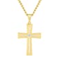 Mens Gentlemen''s Classics(tm) Lab Grown Diamond Cross Pendant - image 1
