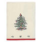 Avanti Spode Christmas Tree Red Bath Towel - image 1