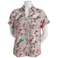 Womens Hasting & Smith Short Sleeve Tropical Button Down-String - image 1