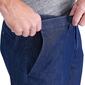 Mens Haggar&#174; Stretch Denim Trouser Classic Fit Flat Front Pant - image 4