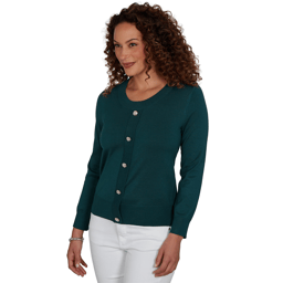Petite Emaline Special Items Long Sleeve Button Detail Sweater