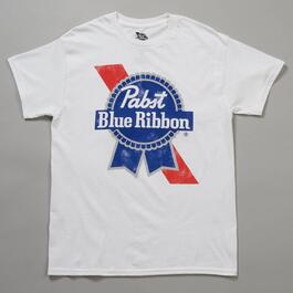 Mens Pabst Blue Ribbon Graphic Tee