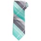 Mens Arrow Fine Line & Stripes Grid Tie - image 1