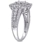 Diamond Classics™ 10kt. White Gold 1/2ctw. Diamond Square Ring - image 4