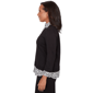 Womens Alfred Dunner Seville Two In One Sweater with Necklace - image 4