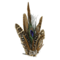 Northlight 6in. Peacock Feather Christmas Clip-On Ornament - image 4