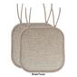 Sweet Home Collection Cameron No Slip Back Chair Pad w/ Ties - image 8