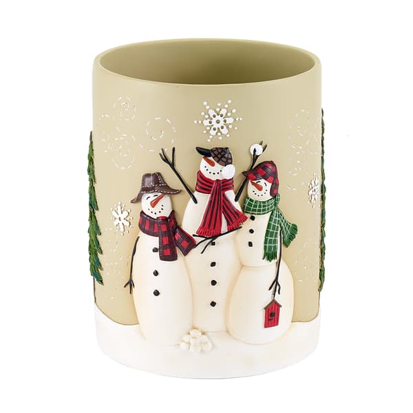 Avanti Snowmen Gathering Wastebasket - image 