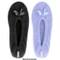 Womens Gold Toe&#174; 2pk. Terry Ballerina Slippers - image 2